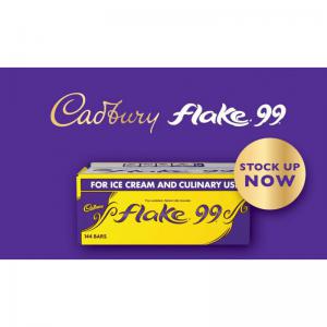 Cadbury Flake 99 Multipack Box, 144 Individual Chocolate Bars 1.4kg