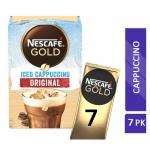 Nescafe Gold Iced Cappuccino Instant Coffee Sachets 7x15.5g NWT7179