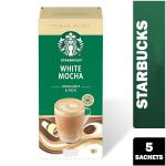 Starbucks White Mocha Instant Coffee Sachets 5x24g - PACK (6) NWT7182P