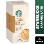 Starbucks White Caramel Latte Instant Coffee Sachets 5x21.5g NWT7184