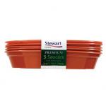 Stewart 5-6inch Flower Pot Saucer Pack 5s NWT7187