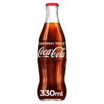 Coca Cola GLASS Bottles 24x330ml NWT7188