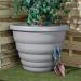 Wham Beehive Round Pot Cement Grey 66cm NWT7194