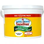 Sandtex Ultra Smooth Masonry Paint 7.5 Litre Pure Brilliant White NWT7201