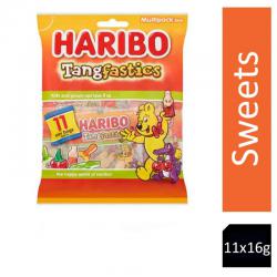 Haribo Tangfastics Mini Packs 11 x 16g - PACK (10) NWT7242P