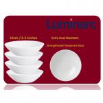 Luminarc Harena Multi-Purpose White Strengthened Glass Bowl 16cm NWT7280
