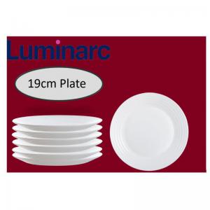 Luminarc Harena White Plate Sizes 19cm Dinner Ware Collection NWT7282