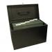 Cathedral A4 Black Metal File Box NWT7294