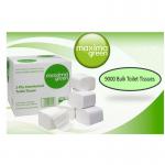 Maxima White 2-Ply 065887 Bulk Pack Toilet Tissue 300 Sheets (30 Pack) NWT7322