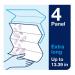 Tork 100297 Premium Extra Soft Multifold Hand Towel H2 White 100 Sheets Pack of 21 NWT7323
