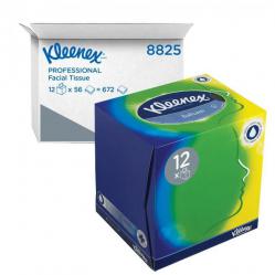 Kleenex Balsam Facial Tissue Cubes 12 Boxes x 56 Tissues NWT7343