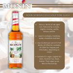 Monin Caribbean Coffee Syrup 700ml (Glass) - PACK (6) NWT7349P