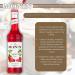 Monin Raspberry Coffee Syrup 700ml (Glass) - PACK (6) NWT7350P