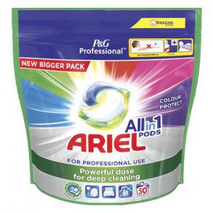 Photos - Cleaning Agent Ariel Professional Colour Protect All In 1 50s NWT7371 