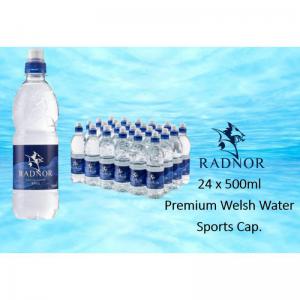 Radnor Hills Spring Still Water Sports Cap 24x500ml NWT7381