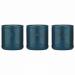 Accents TeaCoffeeSugar Canisters Set in TEAL NWT7383