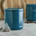 Accents Teal TeaCoffeeSugar Canisters 3 Set NWT7383