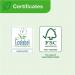 Tork 290153 Universal Singlefold Hand Towel, White, 2 Ply, Pack x 4500 NWT7387