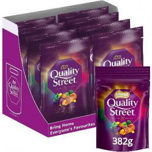 Quality Street Pouch Bag 382g - PACK 8 NWT7436P