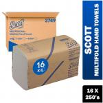 Scott Multifold Hand Towels 250 Sheet White, Pack of 16, 3749 NWT7467