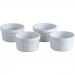 White Ceramic Ramekin Set 10cm/ 4- Bake-It. 4 Pack NWT7469