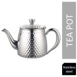 Caf Ole Premium Hammered Finish Teapot 18oz NWT7471