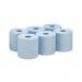 WypAll L10 Food & Hygiene Centrefeed Wiping Paper 1 Ply Blue 6s (7255) NWT7474