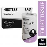 Hostess 320 Toilet Tissue 2ply White 36s (8653) NWT7479