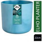 Elho Atlantic Blue Round Planter 22cm NWT7491