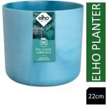 Elho Atlantic Blue Round Planter 22cm NWT7491
