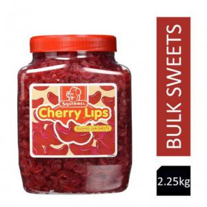 Squirrel Cherry Lips Scented Sweets 2.25kg Resealable Tub NWT7543P