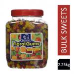 Squirrel Floral Gums, Scented Sweets 2.25kg Resealable Tub - PACK (6) NWT7544P