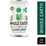 Whole Earth Organic Sparkling Elderflower 24x330ml NWT7556