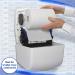 Aquarius Hand Towel Dispenser Slimroll Plastic Lockable White (7955) NWT7563