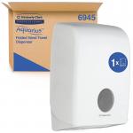 Aquarius Hand Towel Dispenser Plastic White (6945) NWT7564