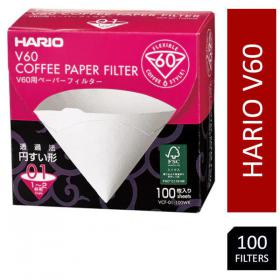 Hario V60 Coffee Filter Papers Size 01 - White - (100 Pack Boxed) NWT7579