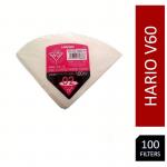 Hario V60 Coffee Filter Papers Size 02 - White (100 Wrapped) NWT7580