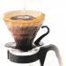 Hario V60 Glass Coffee Dripper Black Size 02 VDG-02B NWT7581