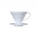 Hario V60 Plastic Coffee Dripper White - Size 01 VD-01W NWT7583