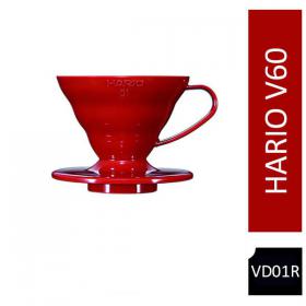 Hario V60 Plastic Coffee Dripper Red - Size 01 VD-01R NWT7584