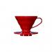 Hario V60 Plastic Coffee Dripper Red - Size 01 VD-01R NWT7584