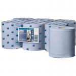 Tork Centrefeed 2-Ply Wiping Paper Plus Blue 6s (128207) NWT7598