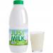 Candia Semi Skimmed JUST MILK Bottles (6 x 1L) NWT7622