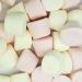 This picture shows a brightly colored package of Princess Confectionery Princess Pink & White Marshmallows, each weighing 150g. The marshmallows are in pastel shades of pink and white and have a fluffy texture. The packaging is eye-catching and features a princess design.