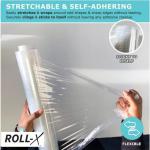 Stretch Wrap Film 400mmx300m Medium Duty 17micron NY17-0400-250 Roll-X NWT763