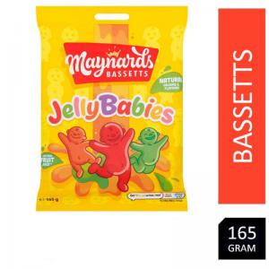 Maynard Bassetts Jelly Babies Sweets Bag 165g NWT7635P
