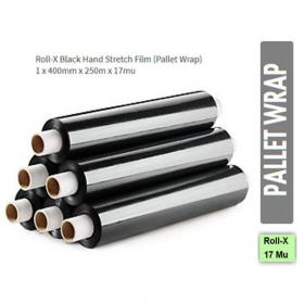 Roll-X Black Pallet Wrap (400mm x 250m 17mu) NWT764