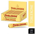 Toblerone Milk Chocolate Bar 20x100g NWT7641