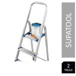 SupaTool Aluminium 2 Tread Step Ladder NWT7665