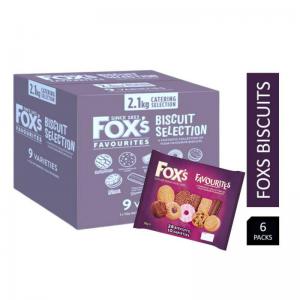 Foxs Favourites Assortment Biscuit Selection Pack 6 x 365g NWT7682